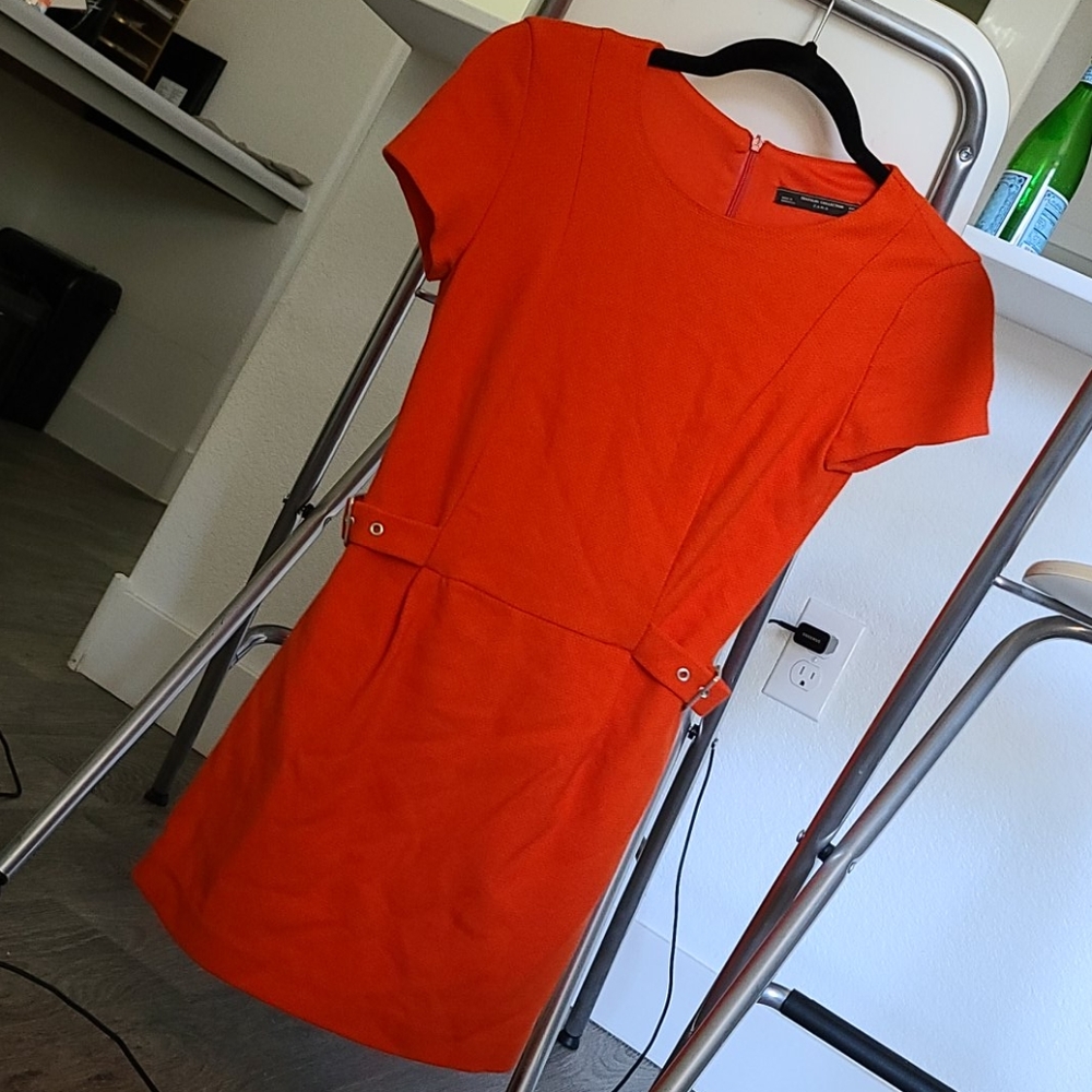 Zara Burnt orange romper/skort